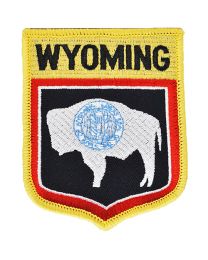 WYOMING (SHIELD) (3-1/2"x2-7/8")