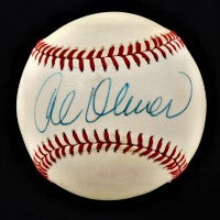 Al Oliver Signed ONL Baseball (PSA)