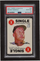 Mickey Mantle 2021 Topps X Mickey Mantle #39 1968 Topps Game (PSA 10)