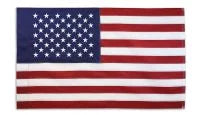USA EMBROIDERED FLAG (SLEEVED) 3X5FT