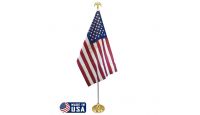 AMERICAN FLAG AND FLAG POLE KIT